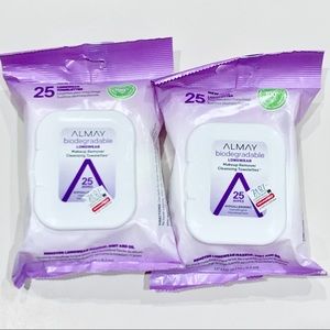 2 Almay Longwear Makeup Remover Wipes